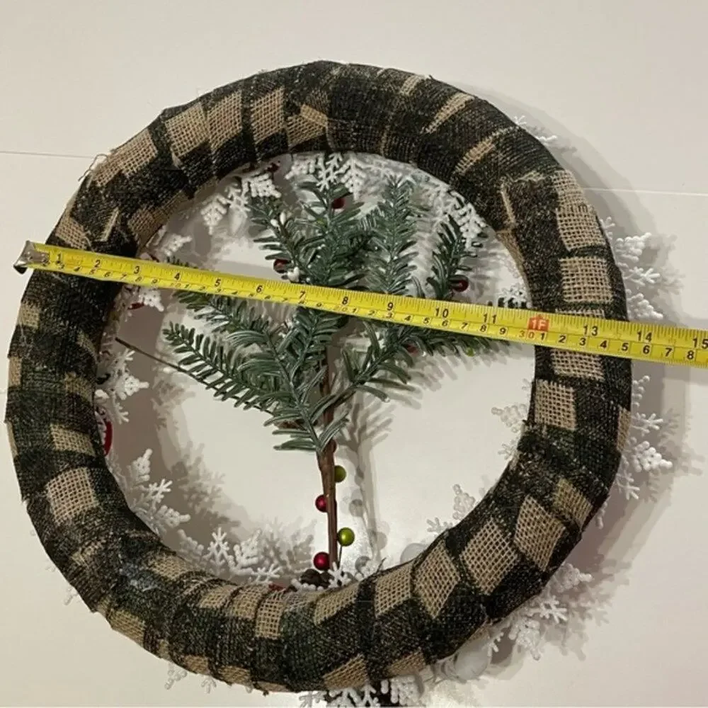 Christmas Snowman Merry Christmas Wreath 14